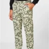Mens Cashanova Printed Party Suit Pant
