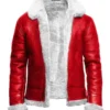 Mens Christmas Leather Jacket