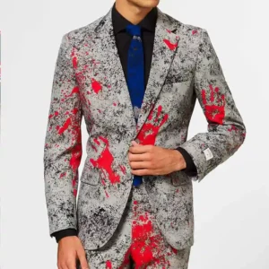 Mens Colorful Zombiac 2 Piece Stylish Suit