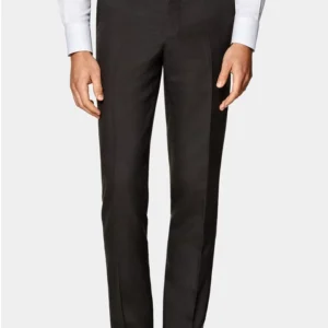 Mens Deep Dark Brown 2 Piece Formal Suit Trouser