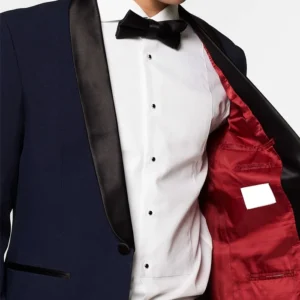 Mens Midnight Blue 2 Piece Stylish Suit Closure