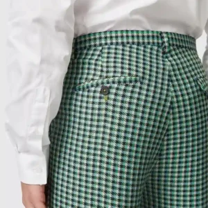 Mens Morrison 2 Piece Stylish Suit Green Trouser