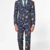 Mens Mr. Vegas 2 Piece Stylish Part Suit Walking