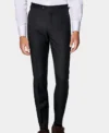 Mens Navy Blue 3 Piece Slim Fit Suit Trouser