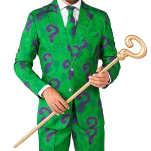 Mens OFFSTREAM DC Comics Riddler Suit