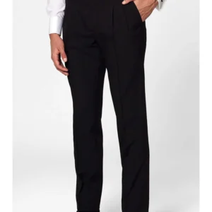 Mens Pearly White 2 Piece Slim Fit Suit Trouser