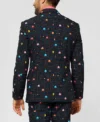 Mens Printed Black PAC MAN™ Trendy Suit Back