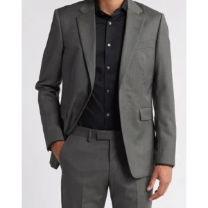 Mens Slim Fit Shadow Grey 2 Piece Suit