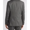 Mens Slim Fit Shadow Grey 2 Piece Suit Back