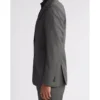 Mens Slim Fit Shadow Grey 2 Piece Suit Side