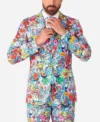 Mens SpongeBob™ Frenzy Printed 2 Piece Suit