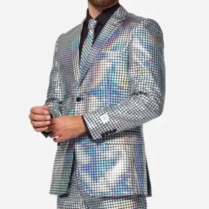 Mens Stylish Discoballer 2 Piece Party Suit 