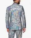 Mens Stylish Discoballer 2 Piece Party Suit Back
