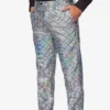 Mens Stylish Discoballer 2 Piece Party Suit Trouser