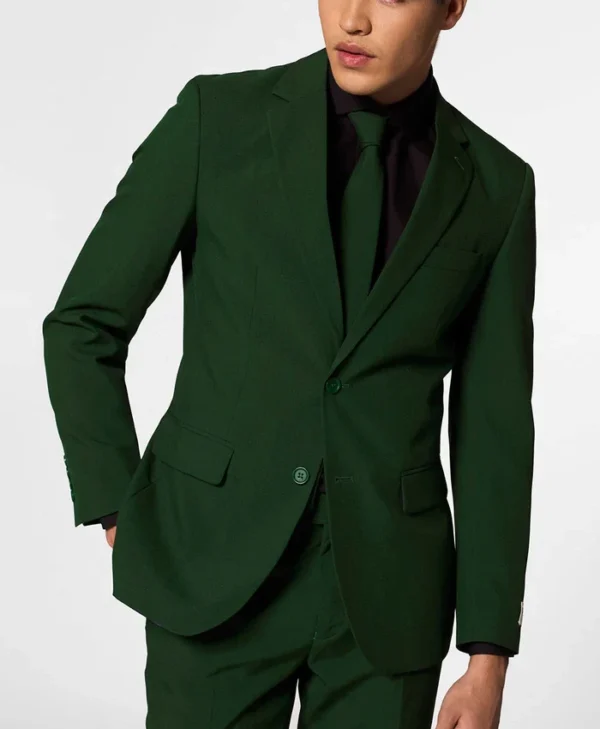 Mens Stylish Glorious Green 2 Piece Suit