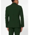 Mens Stylish Glorious Green 2 Piece Suit Back