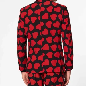 Mens Stylish King of Hearts Party Suits Back