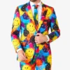 Mens Stylish Smiley® Drip Two Piece Suit