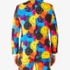 Mens Stylish Smiley® Drip Two Piece Suit Back