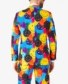 Mens Stylish Smiley® Drip Two Piece Suit Back