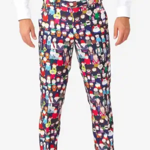 Mens Stylish South Park™ 2024 Suit Pant