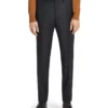Mens Trendy Black Milano Wool Suit Trouser