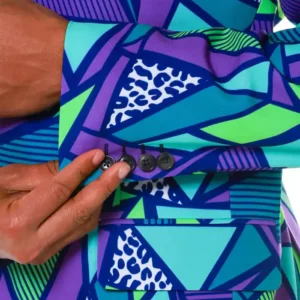 Mens Trendy The Le Tootski Neon Rave Suit Sleeves