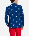 Mens Usa Stars and Stripes Formal Suit Back
