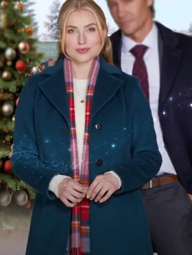 Mia Meijer Christmas On Windmill Way Green Coat