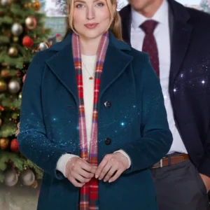 Mia Meijer Christmas On Windmill Way Green Coat