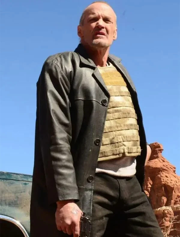 Michael Bowen Breaking Bad Leather Coat Front