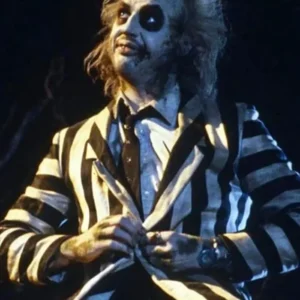 Michael Keaton Beetlejuice Suit Front