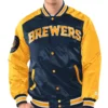 Milwaukee Brewers Satin Jacket