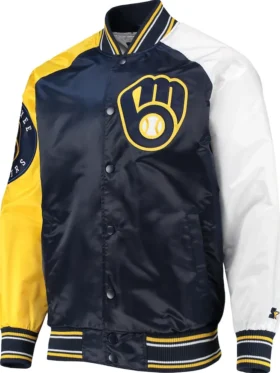Milwaukee Brewers Satin Jacket For Sale Copy