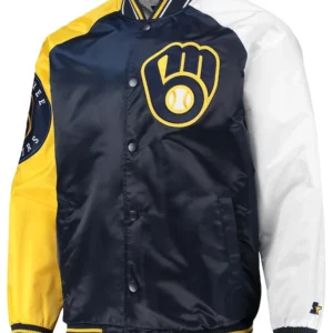 Milwaukee Brewers Satin Jacket For Sale Copy