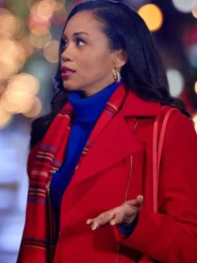Mishael Morgan Christmas With A Kiss Red Jacket For Sale