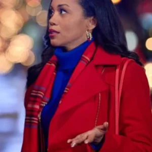 Mishael Morgan Christmas With A Kiss Red Jacket For Sale