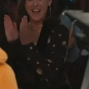 Molly Shannon Only Murders In The Building S04 Star Print Blazer left
