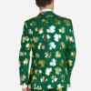Mr. Clover Clover 2 Piece Shiny Suit Back