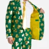 Mr. Clover Clover 2 Piece Shiny Suit Opned