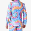 Mr. Tie Dye Colorful 2 Piece Trendy Suit Back