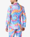 Mr. Tie Dye Colorful 2 Piece Trendy Suit Back