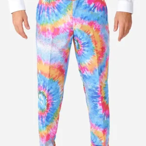 Mr. Tie Dye Colorful 2 Piece Trendy Suit Trouser