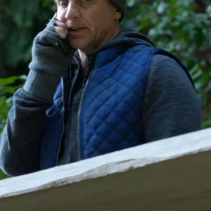 Murder In A Small Town Gordon Murphy Blue Quilted Vest