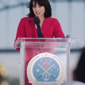 NCIS Sydney Daniela Farinacci Pink Coat