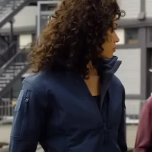 NCIS Sydney Olivia Swann Blue Jacket Collar