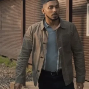 NCIS Sydney Sean Sagar Grey Jacket Walking