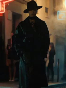 Nathalie Emmanuel The Killer Black Trench Coat