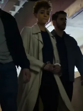 Nathalie Emmanuel The Killer White Trench Coat For Sale