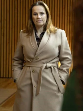 Nemesis Sylvia van Maele Brown Trench Coat For Sale